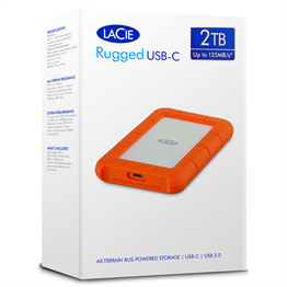 Lacie 2Tb 2.5 Inc Usb 3.1 (Usb-C) STFR2000800 Rugged Mini Taşınabilir