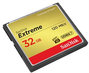 32 GB CF KART 120Mb/s EXT SANDISK SDCFXSB-032G-G46
